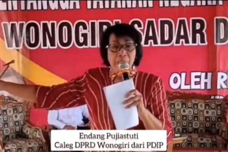 Viral Caleg PDIP Wonogiri Sindir Prabowo Tak Beristri, Diduga Ada Perintah Pusat 