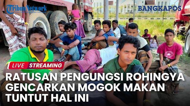  Tuntut Tempat Layak, Rohingya di Balai Meuseraya Aceh Sempat Mogok Makan