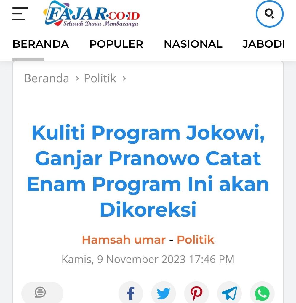 Kalau Pilpres Dua Putaran, yang Tersisih Mas Ganjar