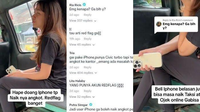 Heboh Pengguna iPhone Naik Angkot Jadi Bahan Cibiran Netizen, Apa Salahnya?