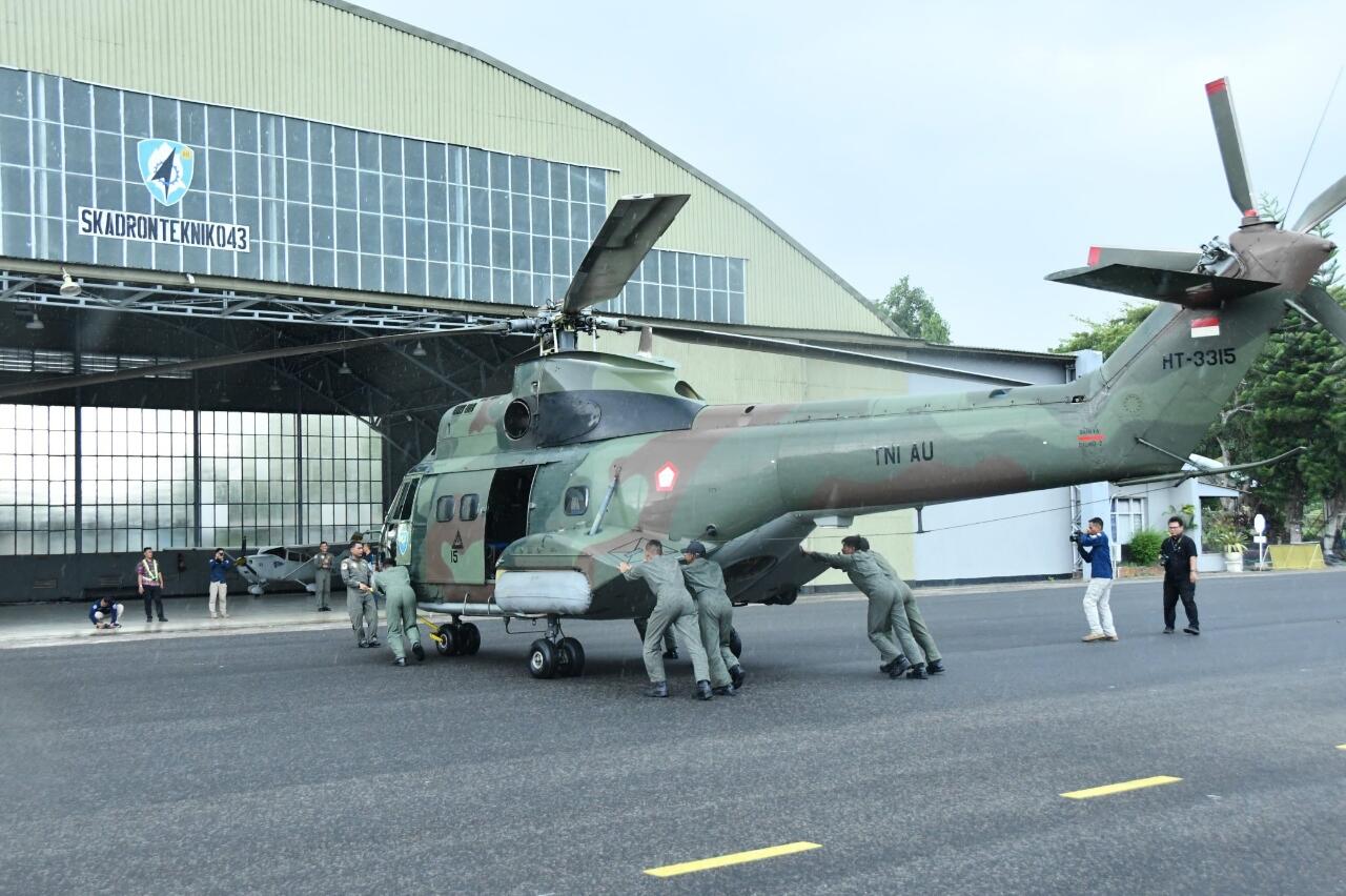 Farewell Puma! Helikopter Andalan TNI AU Pensiun Setelah Mengabdi Selama 45 Tahun