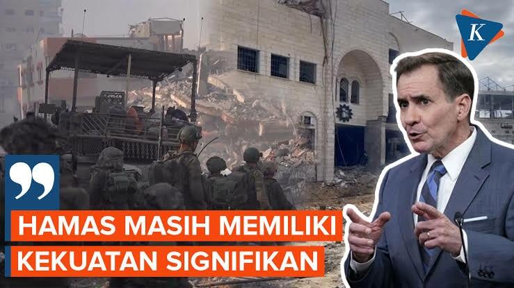 Gedung Putih Yakin Hamas Punya Kekuatan Signifikan di Gaza, Serangan Israel tidak