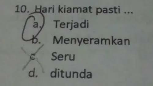 10 Jawaban Ngawur Anak SD Saat Ujian yang Bikin Ngakak, Pernah Mengalaminya Gansist?