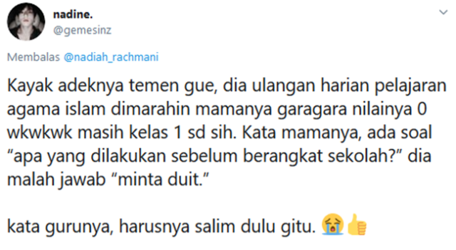 10 Jawaban Ngawur Anak SD Saat Ujian yang Bikin Ngakak, Pernah Mengalaminya Gansist?