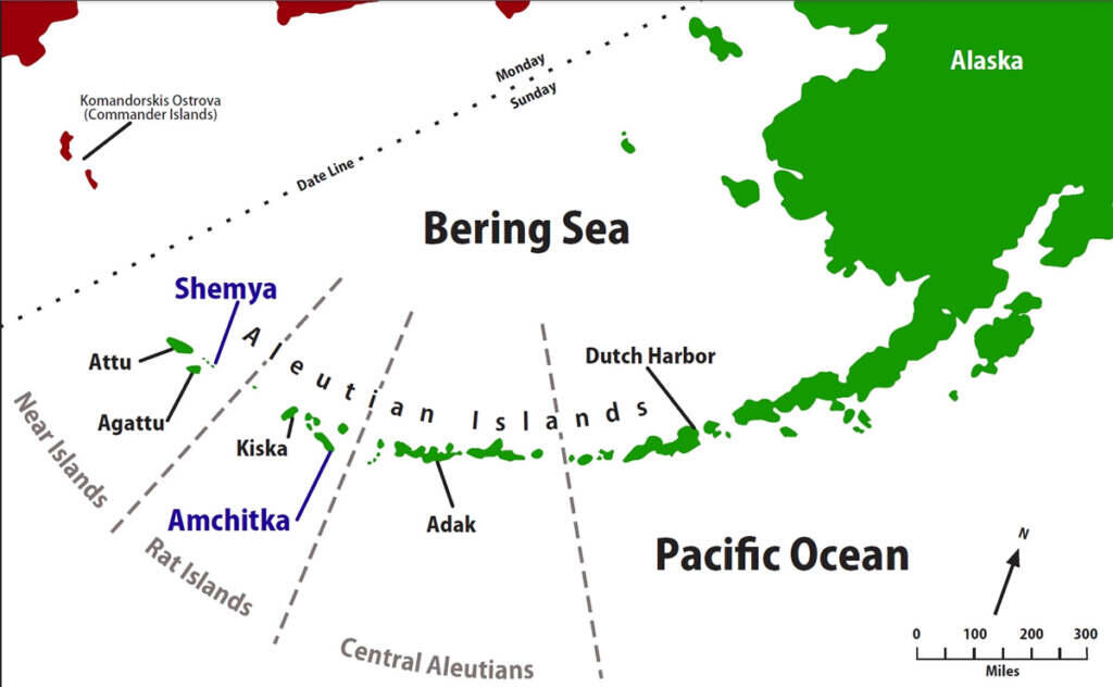 Kepulauan Aleut, Kepulauan Di Samudra Pasifik Utara Yang Jarang ...