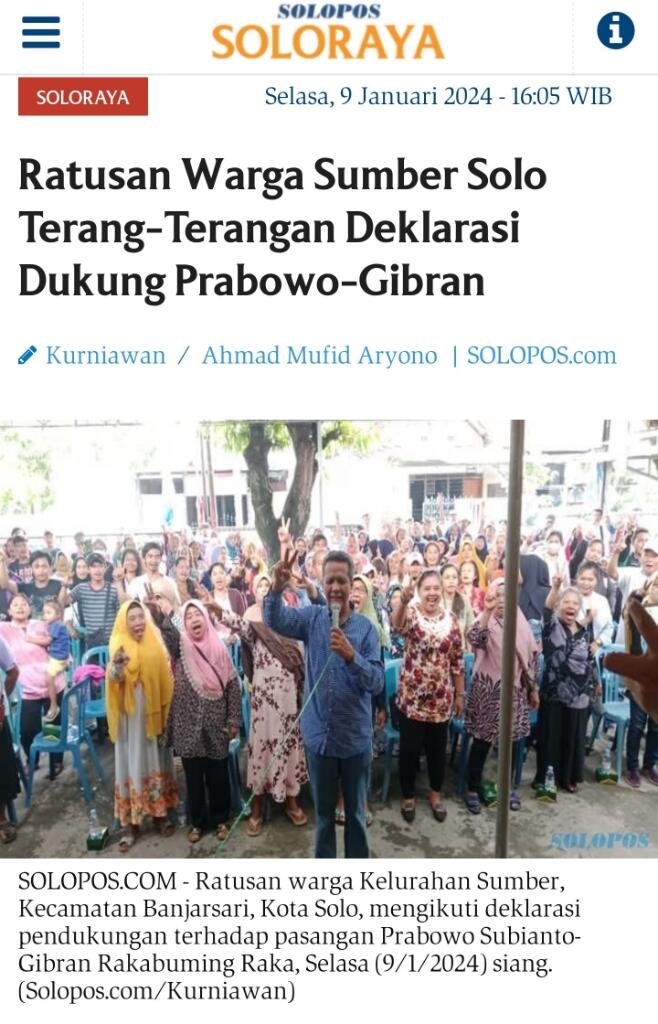 Dukungan ke Prabowo Terus Mengalir Meski Diberi Skor Jelek Anies-Ganjar