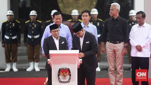 Survei IPO: Prabowo-Gibran 42,3%, AMIN 34,5%, Ganjar-Mahfud 21,5%