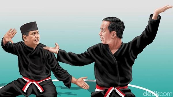 Jokowi dan Presiden Vietnam Saksikan Pencak Silat di Hanoi