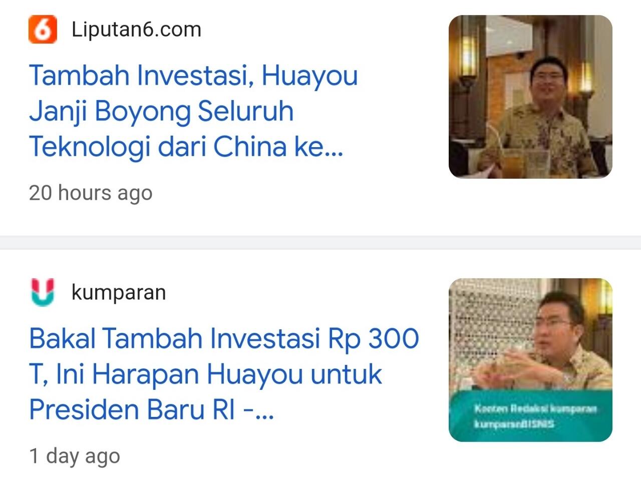 Bakal Tambah Investasi Rp 300 T, Ini Harapan Huayou untuk Presiden Baru RI