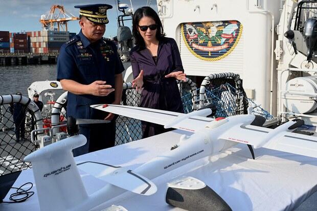 Pantau Pergerakan Sang Naga, Jerman Hibahkan 4 Drone Trinity F90+ ke Filipina