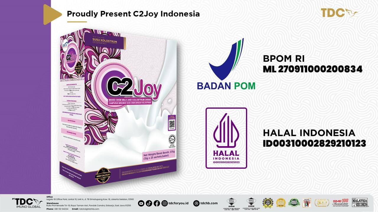 Peluang Usaha Stokis Susu Kolostrum C2Joy Seluruh Kota/Propinsi Tahun 2020/2021