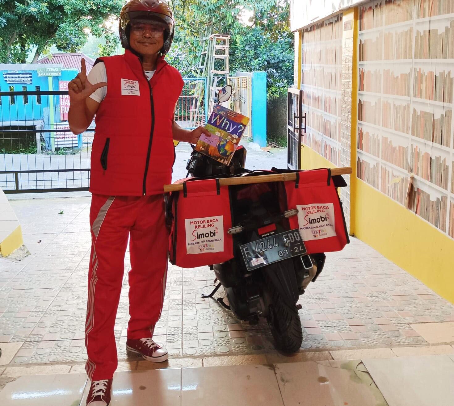 Layanan Motor Baca Keliling Simobi Siap Meluncur di Kaki Gunung Salak Bogor