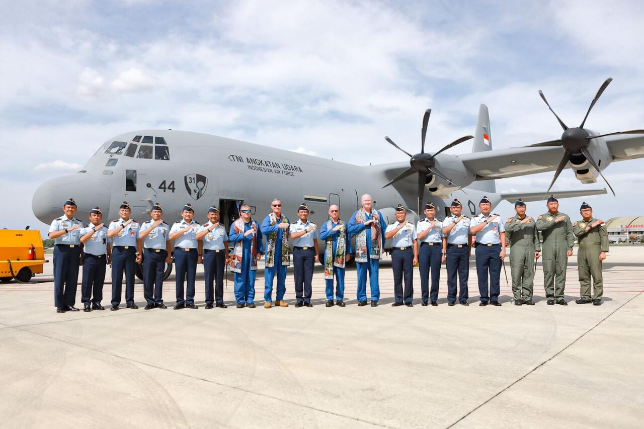 Selamat Datang 44! Super Hercules Keempat Sudah Resmi Berdinas di TNI AU