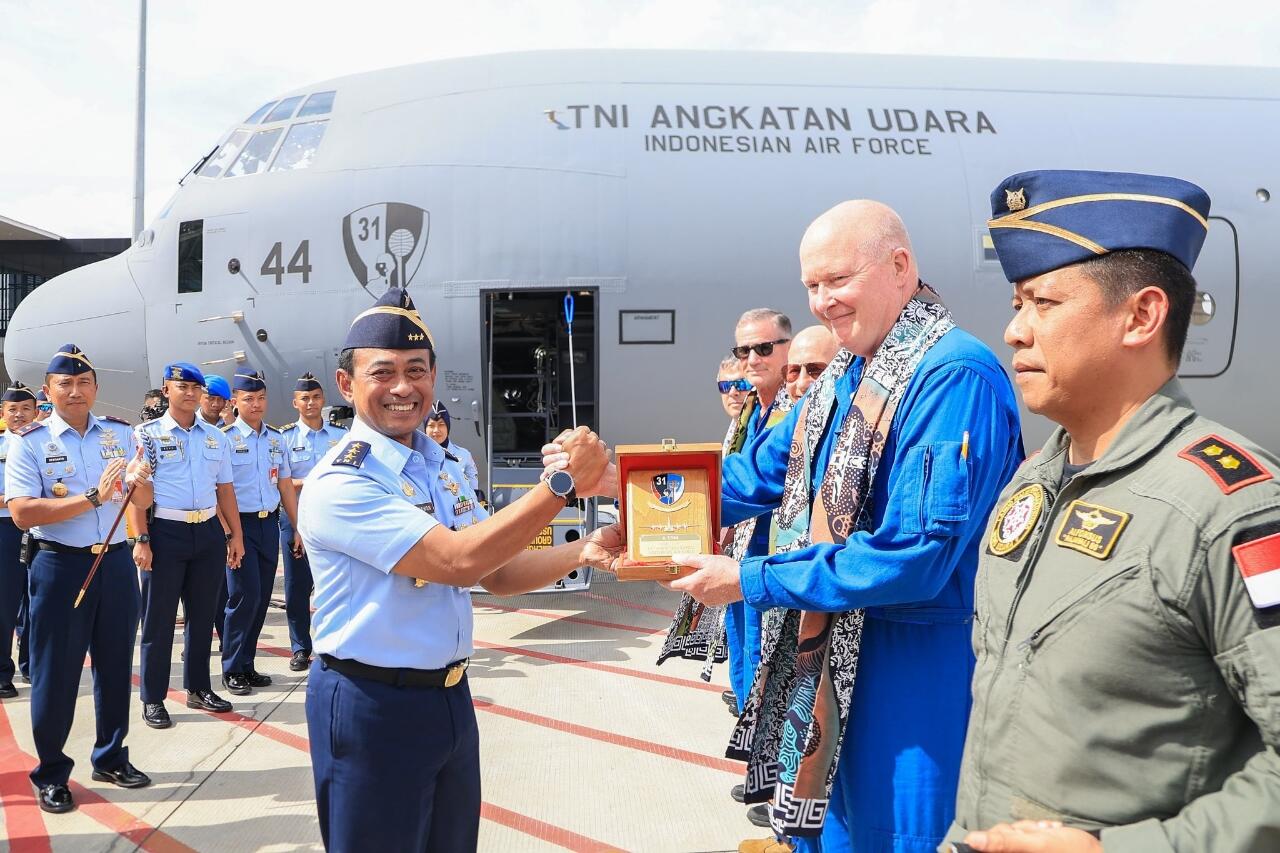 Selamat Datang 44! Super Hercules Keempat Sudah Resmi Berdinas di TNI AU