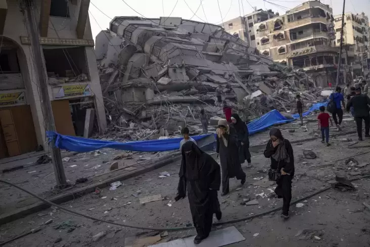 Israel Cegah Warga Gaza Kembali ke Utara sampai Hamas Bebaskan Semua Tawanan