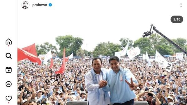 Foto Ara Dihapus Ganjar, Digandakan Prabowo

