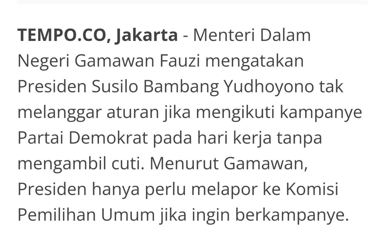 Yusril Usul Jokowi Terbitkan Keppres agar Bisa Cuti Kampanye