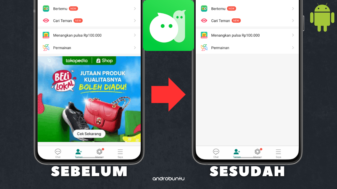 Cara Menghilangkan Iklan di MiChat