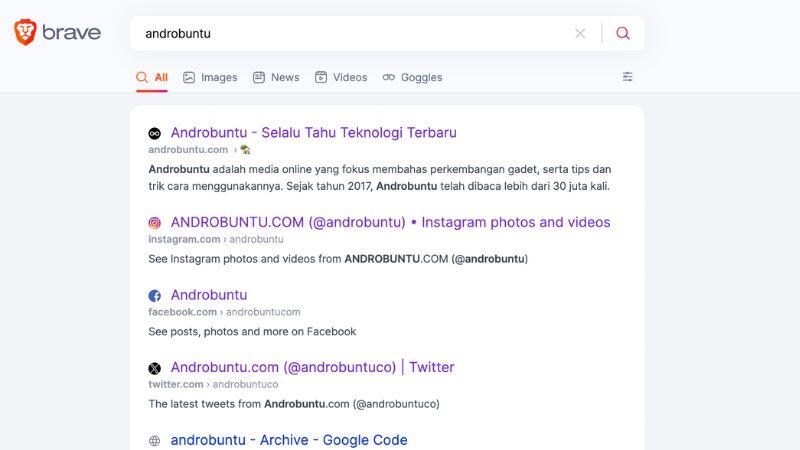 Apa itu Brave Search dan Bagaimana Cara Menggunakannya