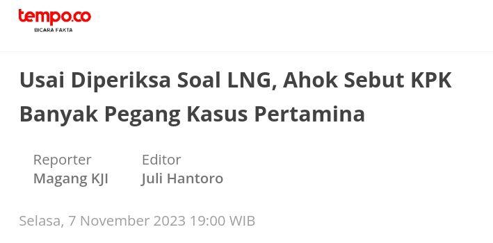 Eks Dirut Pertamina Karen Segera Diadili di Kasus Korupsi LNG
