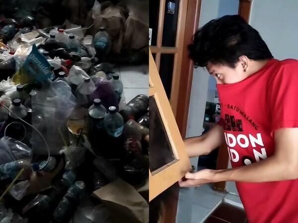 Jorok! Anak Kos Jarang Bergaul, Kamarnya Penuh Sampah dan Plastik Bekas BAB!