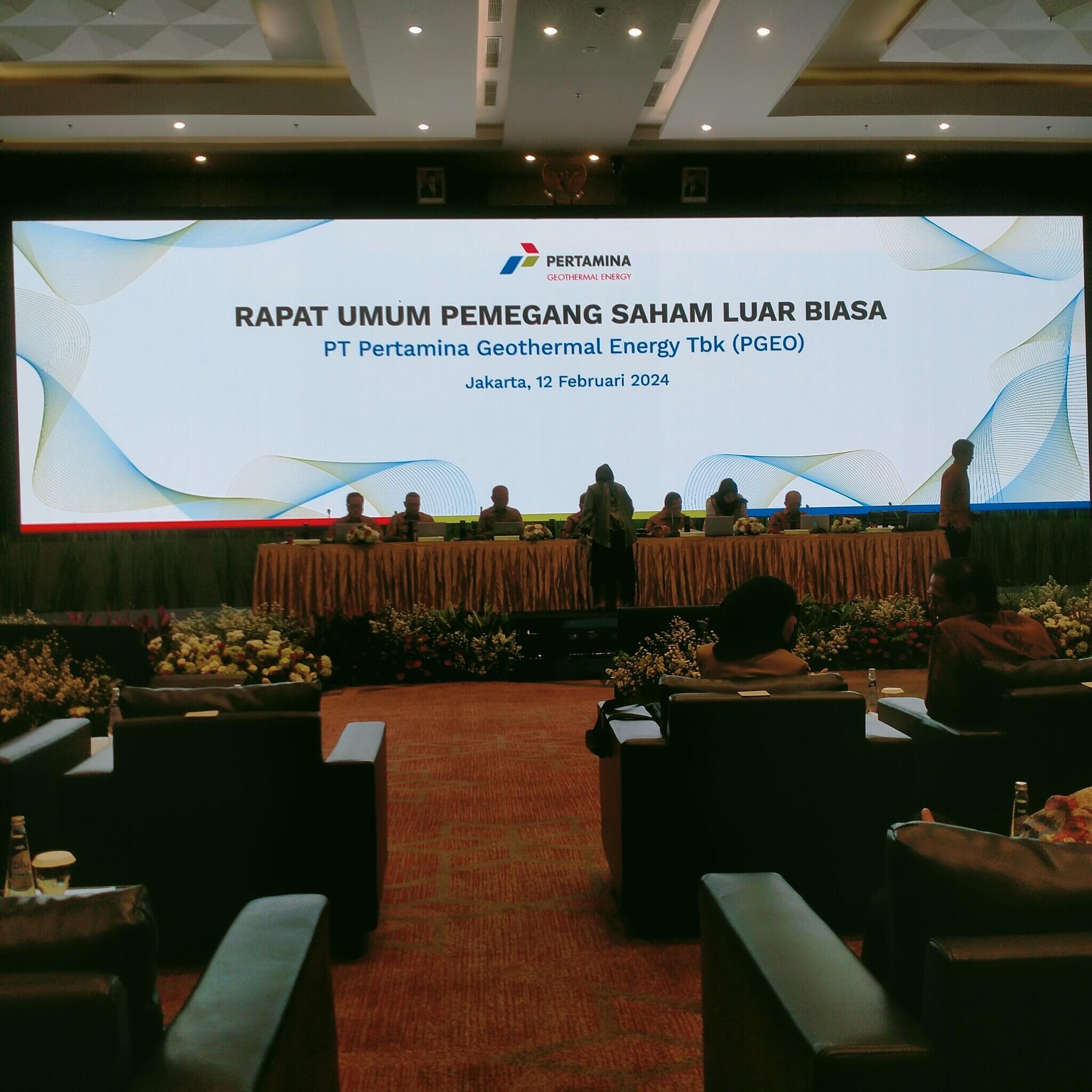 Pengalaman ikut Rapat Umum Pemegang Saham PT Pertamina Geothermal Energy Tbk. (PGEO) 