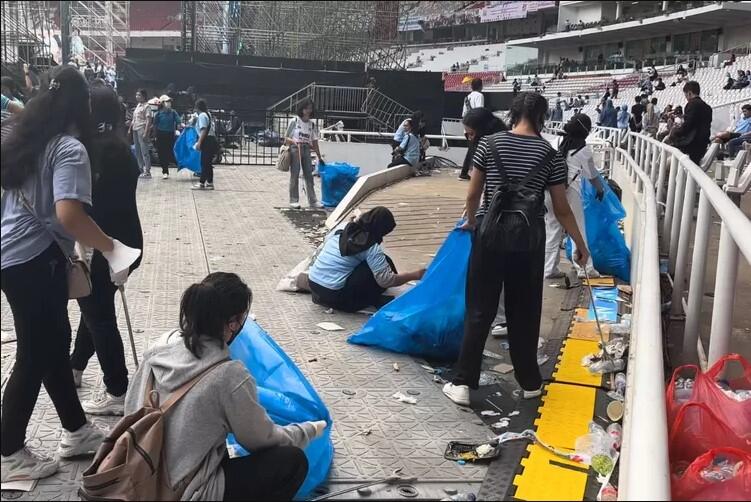 GBK Bersih Usai Pesta Rakyat, Bukan Dirty JIS dan Omong Kosong Dirty Vote