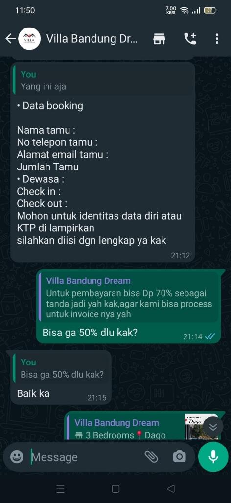 &#91;SHARE PENGALAMAN&#93; 
Hati Hati PENIPU LAKNAT JASA SEWA VILLA 
IG @villabandungdream_