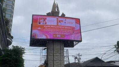 KPU Klaim Tak Tahu Iklan Jangan Golput & Tonjolkan Angka 02 di Medan