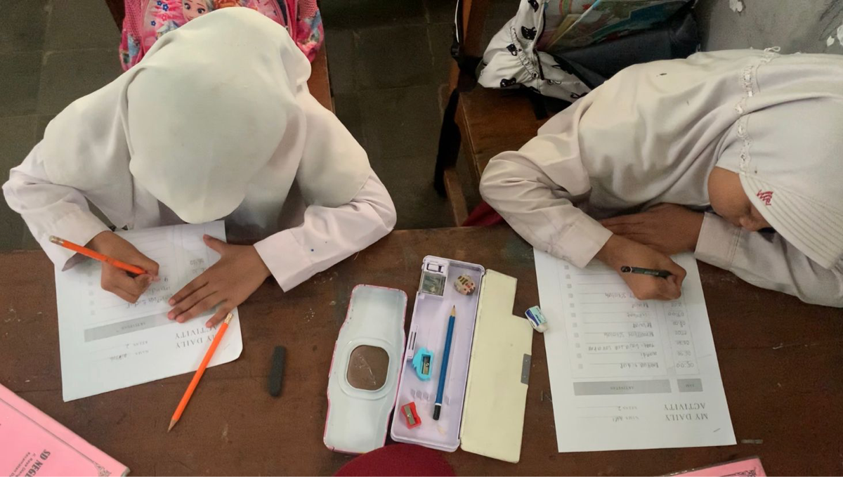 PMM UMM KELOMPOK 55 GELOMBANG 7 MENGAJARKAN PENTINGNYA MANAJEMEN WAKTU SEJAK DINI