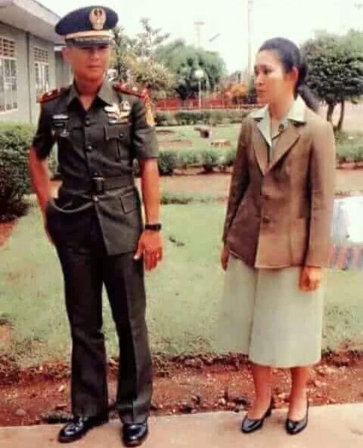 Potret Lawas Pernikahan Titiek Soeharto dan Prabowo, serta Kisahnya
