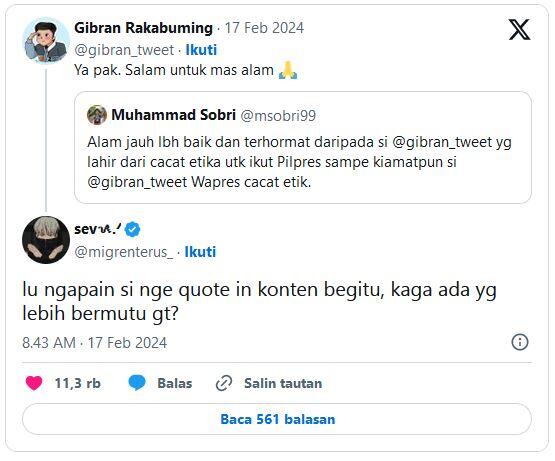 Viral Gibran Mendadak Titip Salam ke Alam Ganjar, Netizen Komen Begini