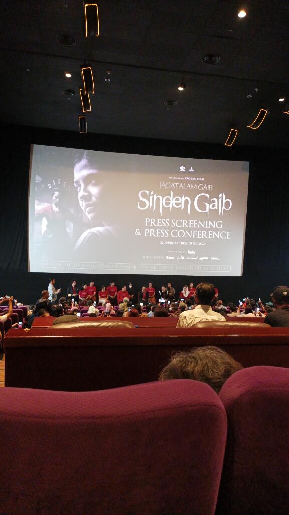 Teror Sinden Sarinten, film horor &quot;Sinden Gaib.&quot; Tayang 22 Februari 2024.