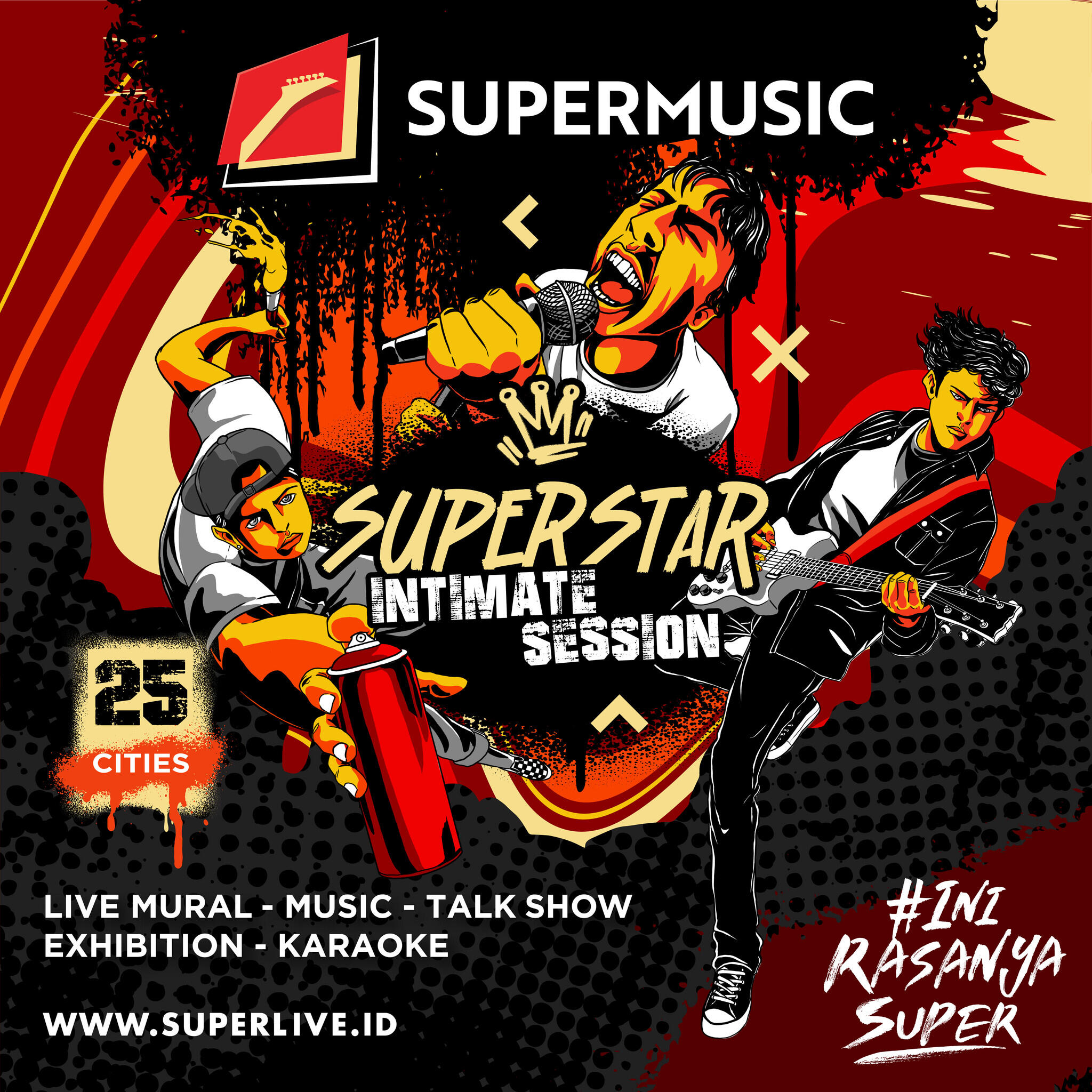 Supermusic Superstar Intimate Session Digelar di 25 Kota