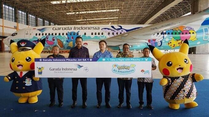 Merasakan Nuansa Penerbangan Ceria Lewat Pesawat Garuda Pikachu Jet GA1