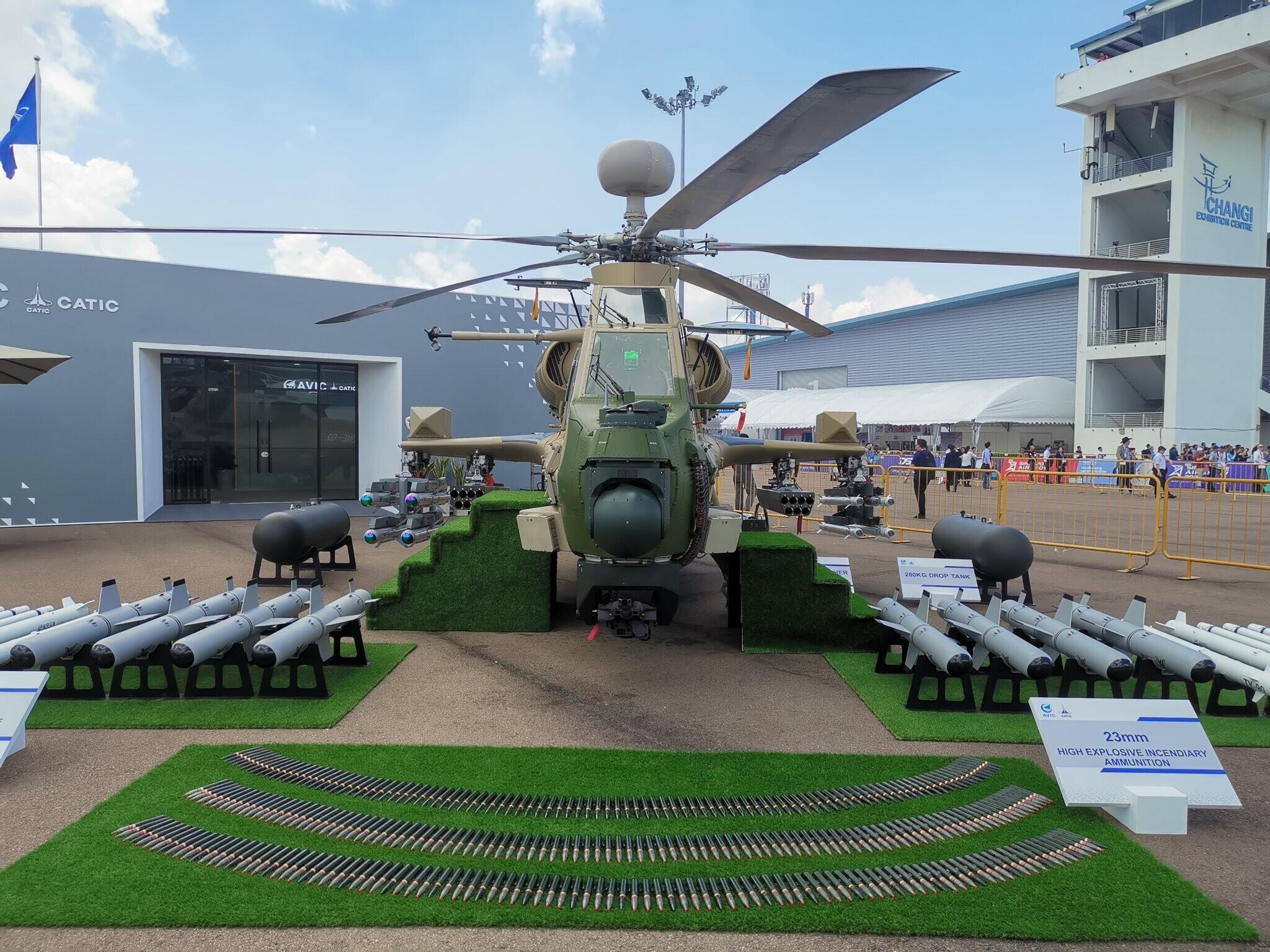 Z-10ME Attack Helo Debut Di Singapore Airshow