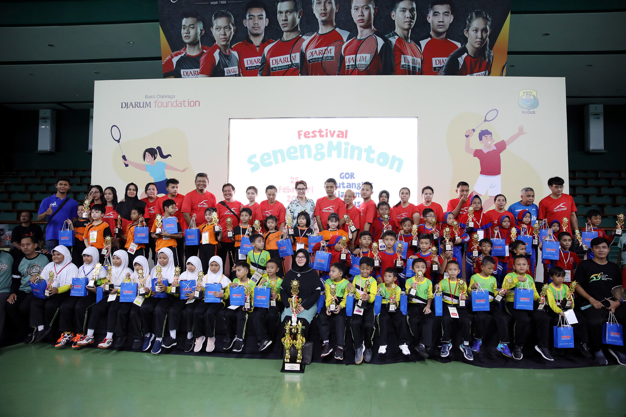 360 Siswa Ikuti Festival SenengMinton 2024 di Kudus