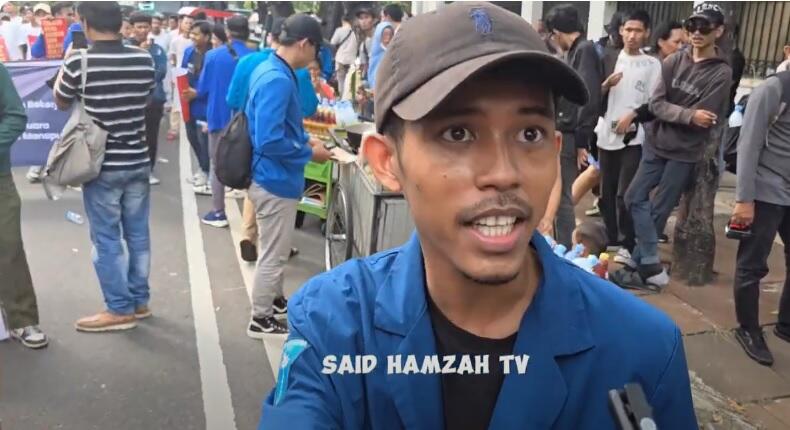 Ditanya Koordinator Demonya Siapa, Mahasiswa Pro KPU Ogah Diwawancara