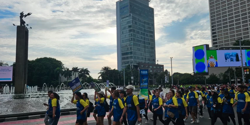 CFD Fun Turun Minum 2024 di Jalan Sudirman Jakarta Meriah