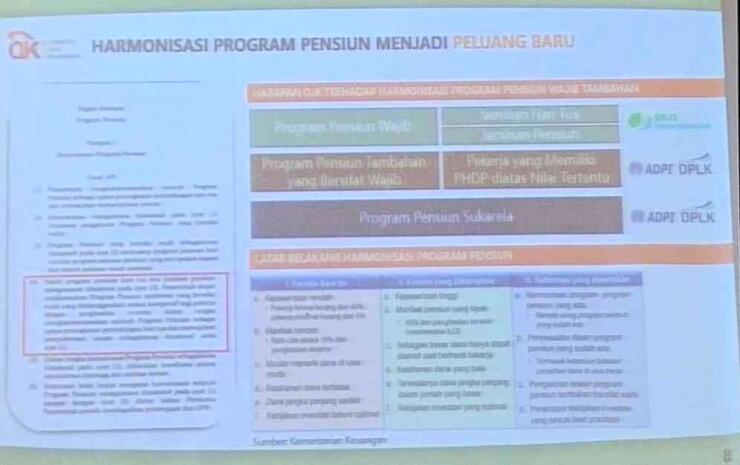 Harmonisasi Program Pensiun, Seperti Apa?