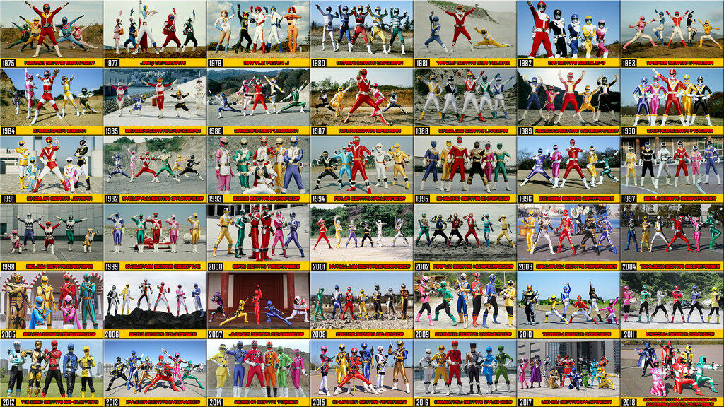 5 kostum super sentai yang terbaik