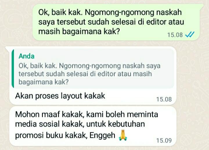 Pengalaman Menulis Naskah dan Mencari Penerbit!