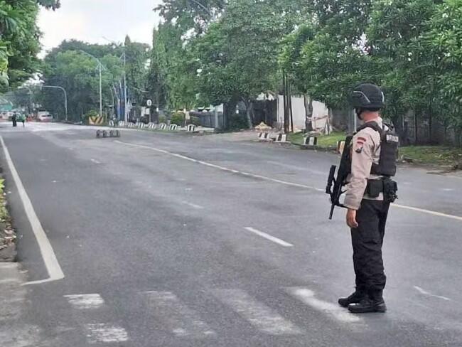 Ledakan di Markas Brimob Polda Jatim, Atap Gudang Rusak