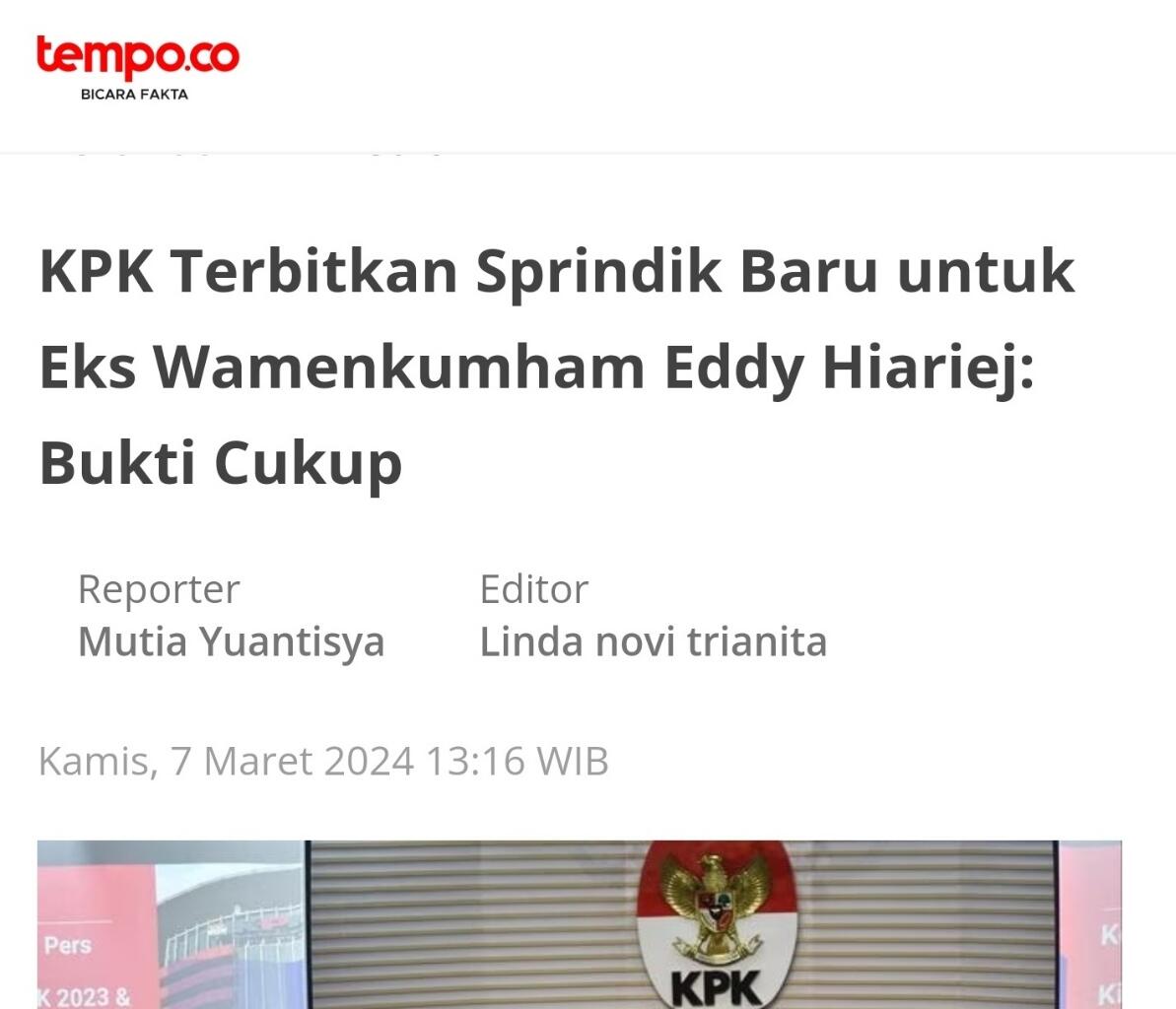 KPK Gandeng PPATK Dalami Laporan Soal Ganjar Pranowo Dan Mantan Dirut Bank Jateng