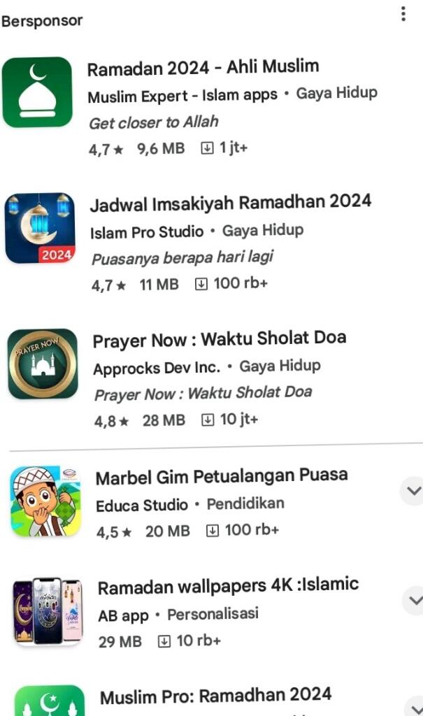 5 + Aplikasi, Sebaiknya Wajib Ada Di Hpmu, Puasa Ramadan Dijamin Lancar!