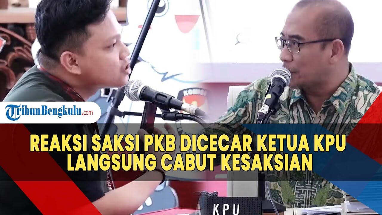 Saksi PKB Di-Skakmat Ketua KPU saat Sebut Anggota KPPS Disuap