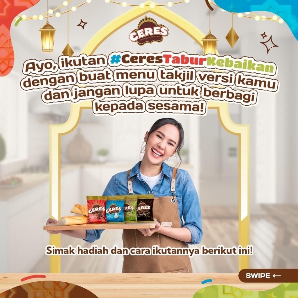 Berdonasi, main game seru dan dapatkan takjil gratis di #CeresTaburKebaikan