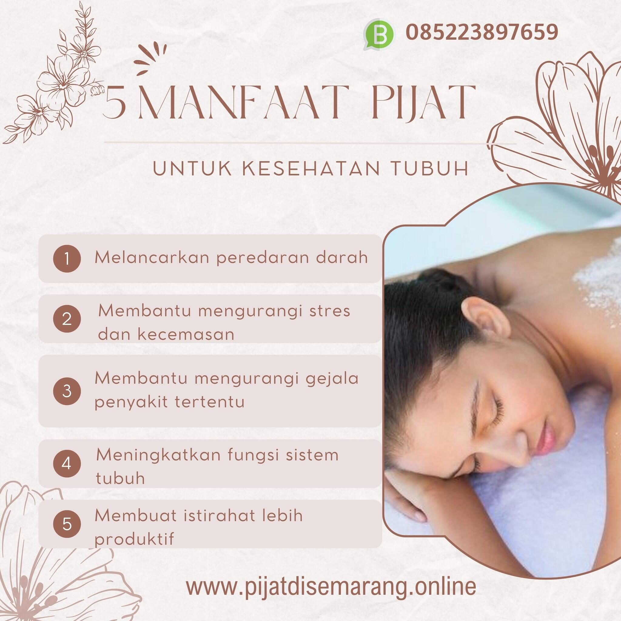 PIJAT ONLINE SEMARANG PANGGILAN