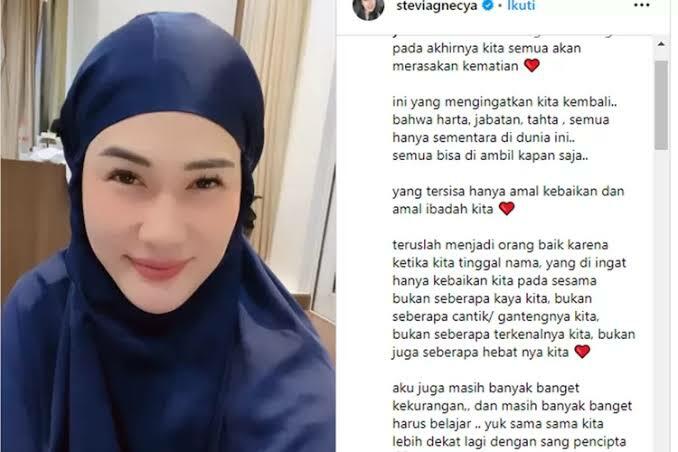 Pilu! Pemakaman Stevie Agnecya Berlangsung Haru, Sang Anak: Bye-bye, Mama Mau Kemana?