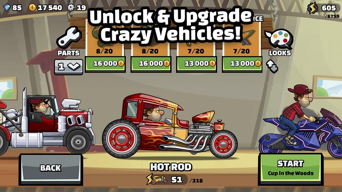 Download Hill Climb Racing 2 Mod Apk REAL Unlimited Money Terbaru 2024